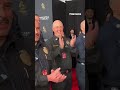 Firefighters who responded to the LA fires were met with cheers on the Grammys red carpet