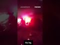 Suspected drunk driver hits police cruiser causing a chain reaction of dramatic events