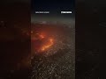 Plane passengers stunned as massive California wildfires are seen from sky