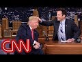 Donald Trump lets Jimmy Fallon mess up his hair