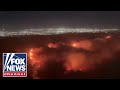 California resident captures birds-eye view of scorching wildfires