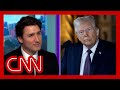 Trudeau responds to Trump needling him about annexing Canada