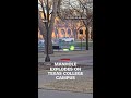 Manhole explodes on Texas college campus