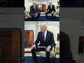 Biden greets Trump at the White House