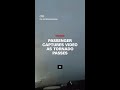 Passenger captures video as tornado passes