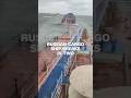 Video appears to show Russian cargo ship split in two, sinking near Crimea