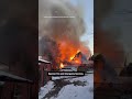 Watch: Two houses engulfed in flames after fireworks explosion